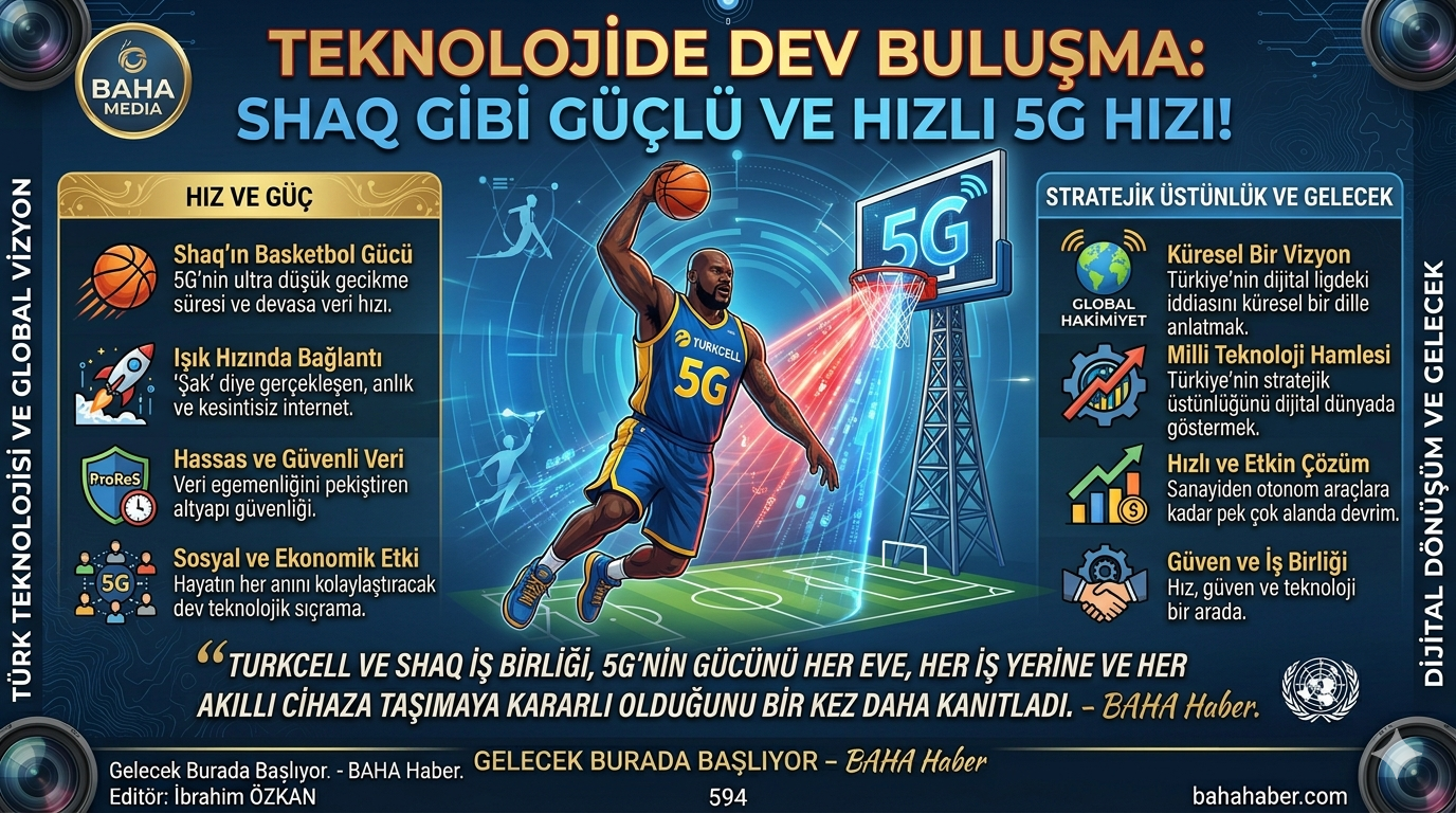 Teknolojide "Shaq" Boyutu: Turkcell’den 5G Altyapısında Dev İş Birliği!